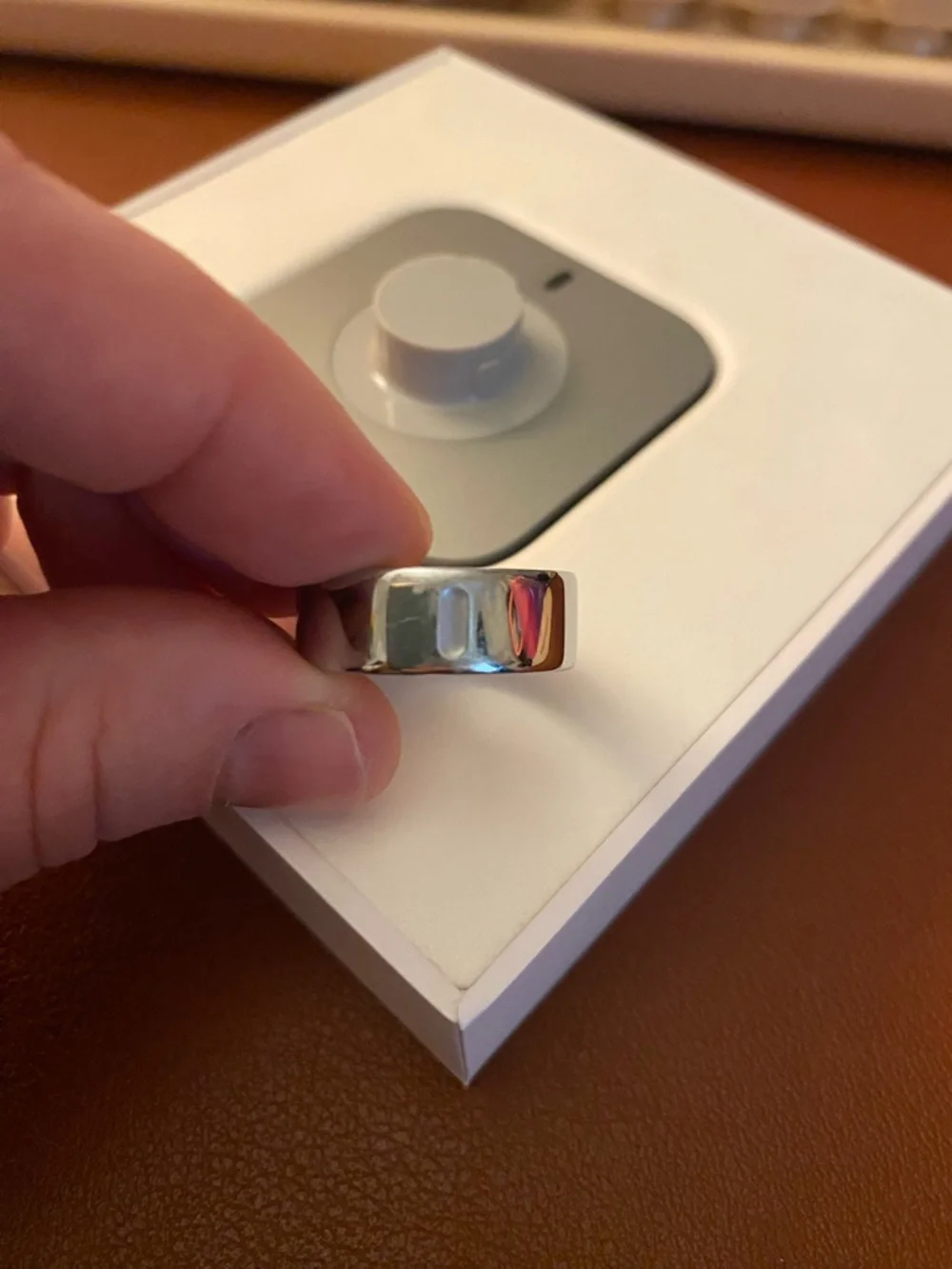 Oura Ring 4 Silver Size 7